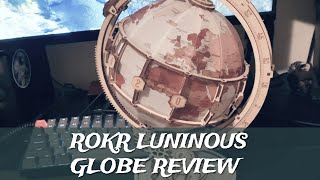 Rokr Luminous Globe Review Wooden DIY Novelty Set [upl. by Santos]