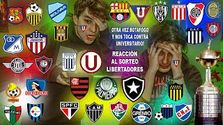 REACCIÓN AL SORTEO DE LA COPA LIBERTADORES 2024 FASE DE GRUPOS  REACT AO SORTEIO [upl. by Nylhtac]