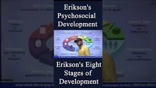 Eriksons psychosocial development stages  एरिक्सन मनोसामाजिक विकास के चरण  Shorts [upl. by Burkhardt]