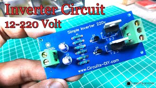 Simple Inverter Circuit using IRFZ44 MOSFETs  DIY Electronics [upl. by Ellehcyar]