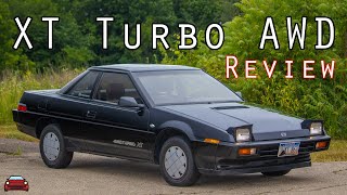 1986 Subaru XT Turbo AWD Review  TOO Crazy For The 80s [upl. by Yddeg]