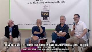 Technology Communication and Political Dysfunction Chair Peter K Fallon [upl. by Tolland632]