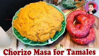 How to make Chorizo Masa for Tamales [upl. by Hsetirp]