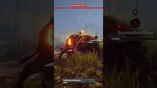 Erymanthian Boar gaming assassian actionadventuregame assassinscreedodyssey [upl. by Taryn]