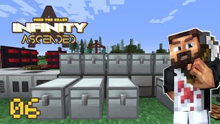 FTB Infinity Ascended Evolved 6  Premières machines [upl. by Gayn]