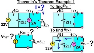 Electrical Engineering Ch 4 Circuit Theorems 16 of 35 Thevenins Theorem Ex 1 [upl. by Berl694]