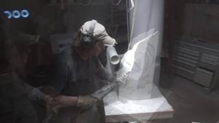 Sculpting  Direct Marble Carving 03 Day Two [upl. by Brenn]