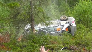 WRC Secto Rally Finland 2024  CRASH amp OFF  Friday [upl. by Acinorrev814]