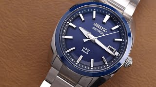 Seiko Astron SSJ003 Solar Blue Ceramic Bezel [upl. by Yeldoow]