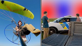 Paramotors and POLICE [upl. by Lysander666]