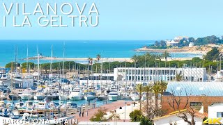 Tiny Tour  Vilanova i la Geltrú Spain  A Mediterranean coastal city with rich culture  Mar 2021 [upl. by Poock]