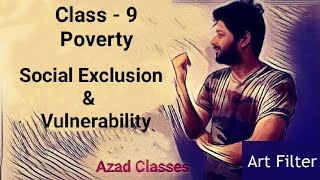 povertyasachallenge Povertyclass9 vulnerability Social exclusion and vulnerability class9 poverty [upl. by Aifas]