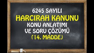 Harcırah Kanunu Madde14 [upl. by Noe]