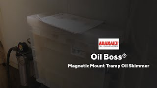 Oil Boss® Magnetic Mount Tramp Oil Skimmer [upl. by Mahoney]