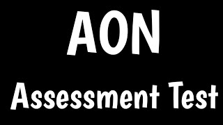 AON Assessment Test  Performance Assessment Tool [upl. by Mctyre538]