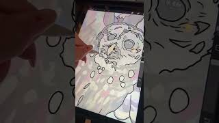 Working On A Colouring Book 🫶 fantasydrawing drawingvideo colouringbook [upl. by Luthanen]