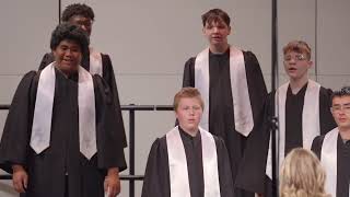 Veni Sancte Spiritus by Davison  SLHS Bass Choir [upl. by Horsey]