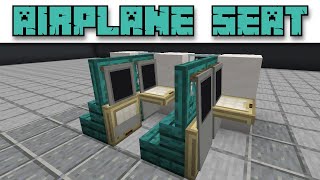 Minecraft 118 COOL Airplane Seat Build ✈️shorts [upl. by Audwin775]