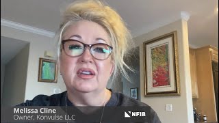 NFIB Member Melissa Cline discusses the Small Business Deduction  In Their Own Words [upl. by Lime]