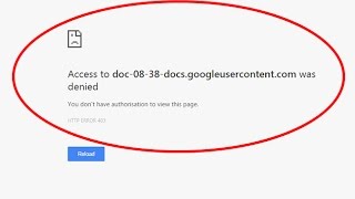 How to fix You dont have authorisation to view this pageHTTP ERROR 403 [upl. by Hamilton235]