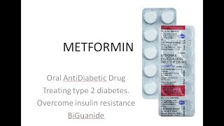 Pharmacology Metformin Bigaunide Anti Diabetic Diabetes Treatment Medicine [upl. by Vevine]