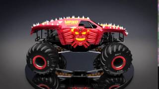 MaxD Red  New Look for Monster Jam 2016 [upl. by Rozek483]