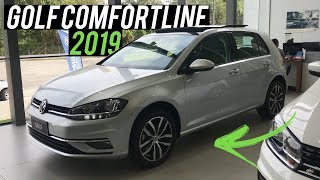 Avaliação  Novo Volkswagen Golf Comfortline 10 200 TSI 2018  Curiosidade Automotiva® [upl. by Tychonn504]