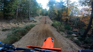 2024 KTM 450 Vs 125 Back yard track [upl. by Patin]