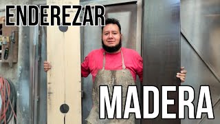 Técnica para enderezar madera [upl. by Horlacher900]