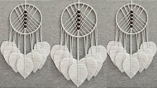 DIY Atrapasueños en MACRAME  paso a paso  DIY Macrame Dreamcatcher Tutorial [upl. by Winola]