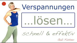 💨 20 Verspannungen im Nacken und unteren Rücken lösen  im Stehen ohne Geräte [upl. by Arat]