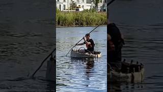 Making a Coracle for Ballina Heritage day 2024 ireland coracle ballina coracle ireland mayo [upl. by Burkitt]