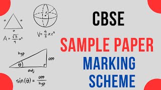 CBSE Sample Questions Paper amp Marking Scheme 2324 Class10 amp 12 Sample Question Paper cbse10th [upl. by Norbie]