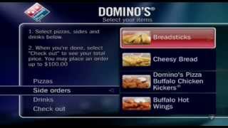 Ordering Dominos Pizza on TiVo [upl. by Africah]