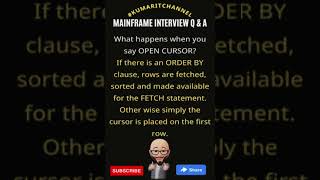 Mainframe DB2 Interview Q amp A kumaritchannel ibm mainframe mainframedb2 [upl. by Renner]