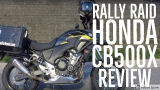 Honda CB500X Rally Raid Review [upl. by Rodl]