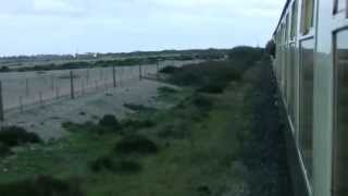 Riding the Appledore to Dungeness Railway speeded up [upl. by Bahner]