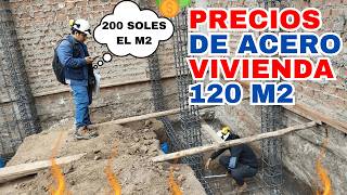 Precios acero 2024 para construir vivienda de 120 m2 🚧👷‍♂️ [upl. by Donoghue]