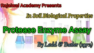 Protease Enzyme Activity Assay in Soil Proteaseenzyme Soilenzyme soilbiology [upl. by Ardnoik]