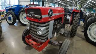 1973 Massey Ferguson 165 MultiPower 35 Litre 4Cyl Diesel Tractor 58 HP [upl. by Joleen]