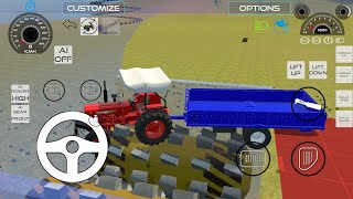 TRACTOR MACHINE ME DALA🚜 ll Indian vehicles simulator 3d ll f22 [upl. by Laaspere]