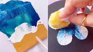 8 GENIUS PAINTING HACKS FOR BEGINNERS  Easy Painting Technique [upl. by Cornelie336]