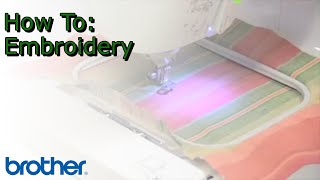 Brother PE500 Embroidery Machine  Project Tutorial [upl. by Romine]