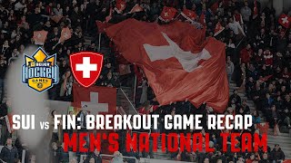 Switzerland vs Finland  Atmosphere  Recap  Beijer Hockey Games [upl. by Annuahsal]