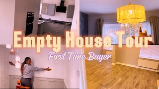 TOUR OF OUR EMPTY OLD BUILD HOUSE IN THE UK🇬🇧  FIRST TIME BUYERS  WE BOUGHT OUR FIRST HOME [upl. by Acnoib433]