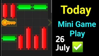 26 July Hamster Kombat Mini Game  July 26rd Edition [upl. by Suiremed]