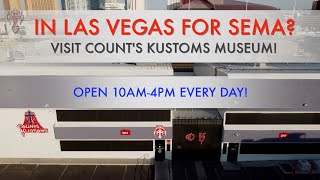 Around the Count’s Kustoms Shop for SEMA [upl. by Suciram676]