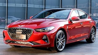 ALL NEW INFINITI Q50 VS GENESIS G70 2018 REVIEW [upl. by Yvel19]