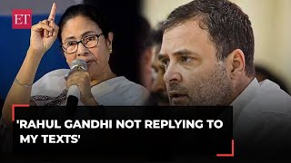 Rahul Gandhi not replying to my texts Mamata drops big hint of possible rift in INDIA Bloc [upl. by Alberic]