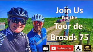 Tour de Broads 75 mile  Join us for the TDB 75 in the baking sunshine [upl. by Fulmis]